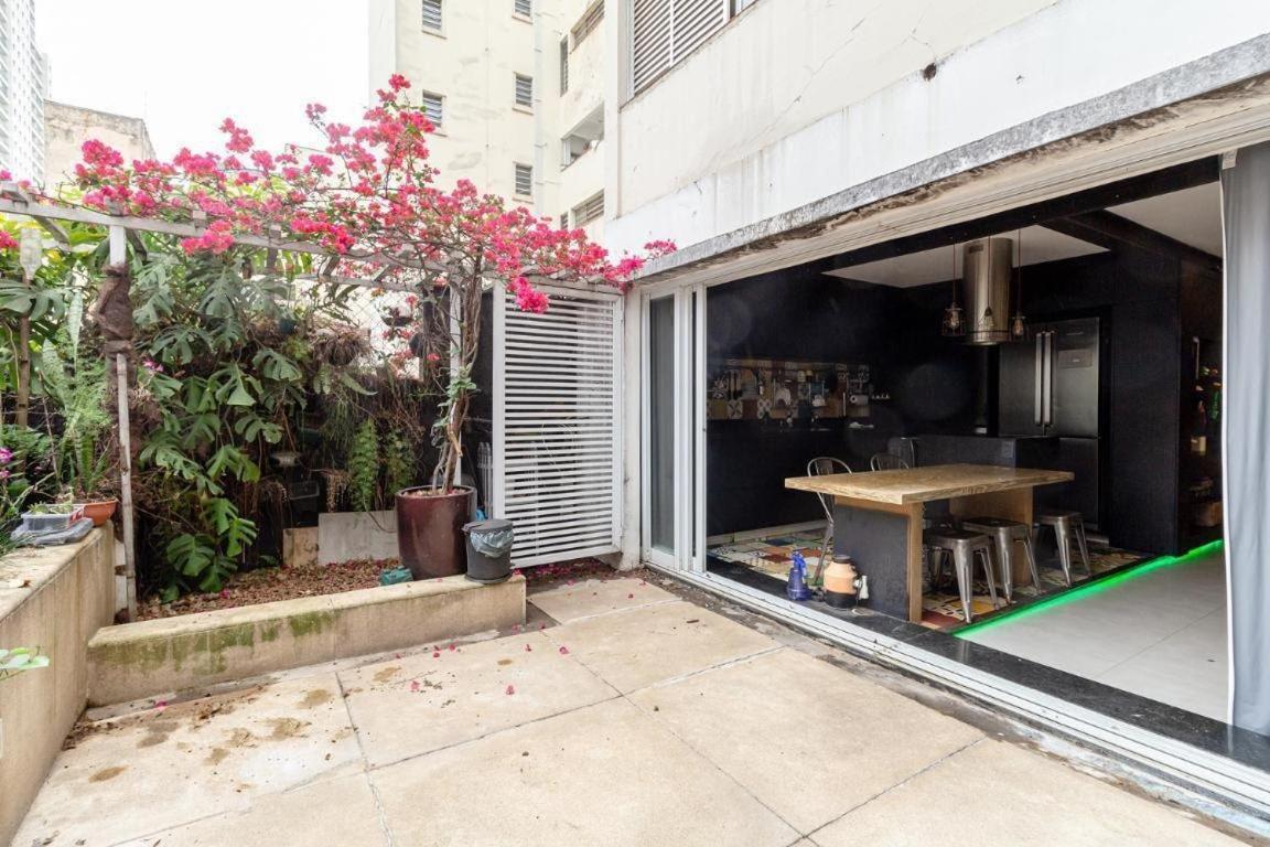 Ferienwohnung Loft Aconchegante Com Amplo Terraco Na Augusta Ao Lado Da Paulista São Paulo Exterior foto