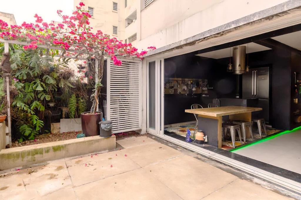 Ferienwohnung Loft Aconchegante Com Amplo Terraco Na Augusta Ao Lado Da Paulista São Paulo Exterior foto